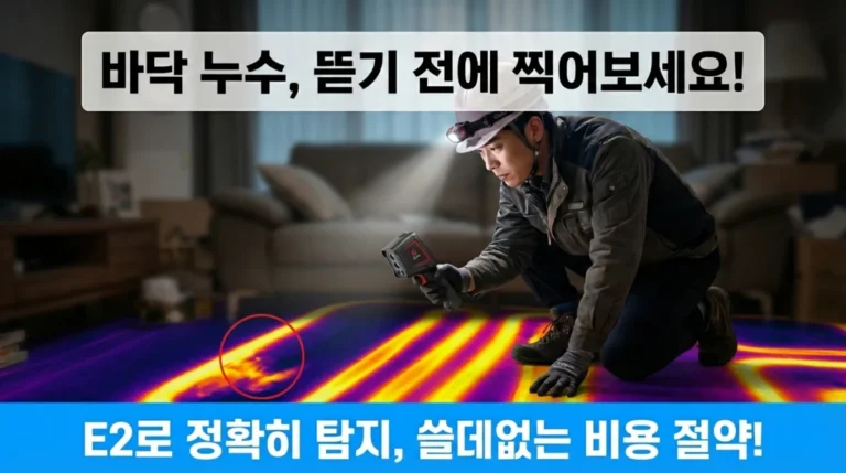 E2 열화상 카메라 누수탐지