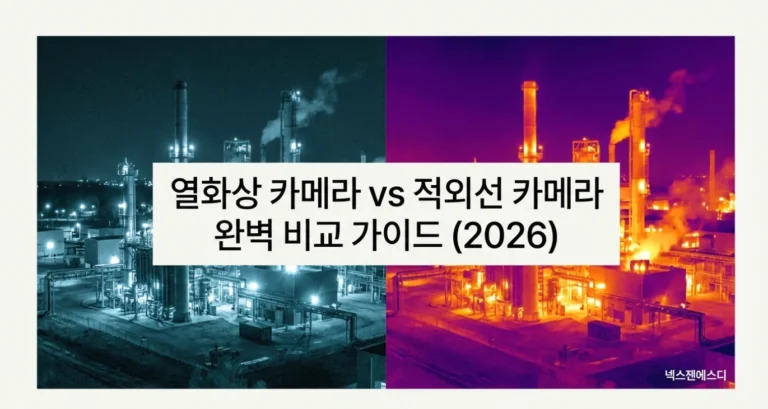 열화상 카메라 적외선 카메라 차이점 완벽정리