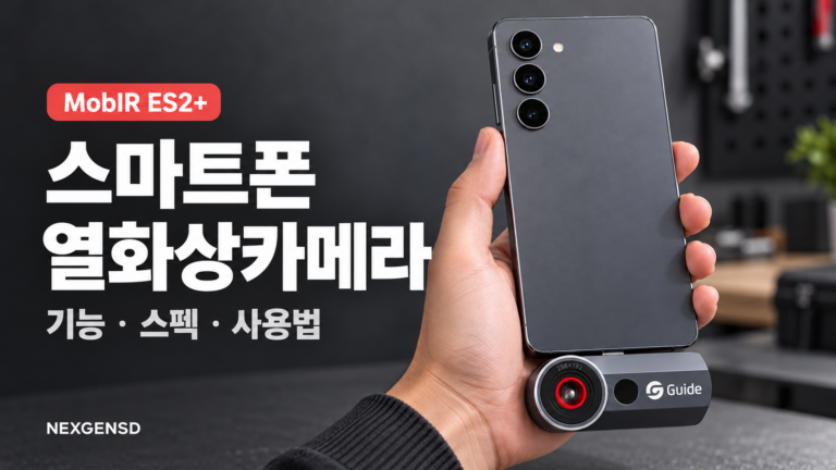 스마트폰 열화상카메라 MobIR ES2+ 총정리: 기능·스펙·사용법